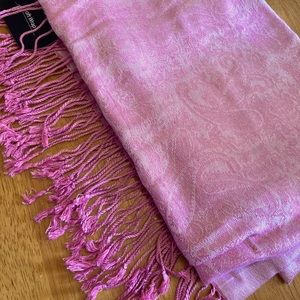 Pink Paisley soft wrap/scarf